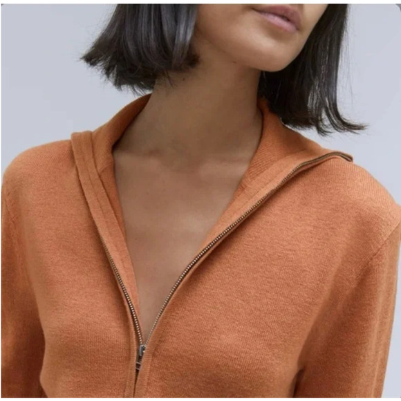 Everlane The Luxe Merino Half-Zip Sweater Sz XS - Picture 4 of 10